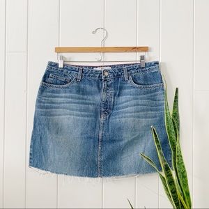 Tommy Hilfiger High Rise Jean Skirt